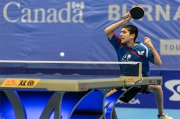 14-year-old Kanak JHA (USA) creates history by winning the ITTF-North American Cup which qualifies him for the ITTF World Cup. Photo Credit: ITTF.