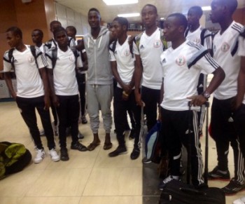 Dele Alampasu with Eaglets before their departure