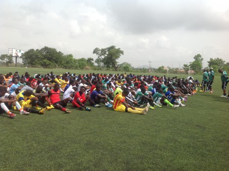 Amuneke Prunes Golden Eaglets’ Recruits…As Training Session Enters New Phase
