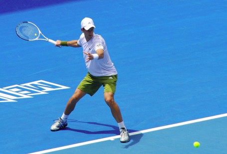 Novak Djokovic - Australian Open,  photo credit Richard Fisher-  https://www.flickr.com/photos/richardfisher/3329548987/in/photolist-65dPit-yAgbh-4kZ8q1-yAg8H-jUeHSD-yAgag-yAggE-65i5vL-65dNV2-4qFTZ7-4W48DN-4W48y5-4VYTgv-4VYTs2-4W48zL-4W48Hs-5PPtz3-5PKdSR-jUex6v-7wgFZn-4VYTmT-dQ1AQt-4VYThr