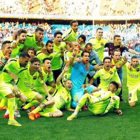 Fc Barcelona are League Champions! 2014-2015! photo credit fcbarcelona.com
