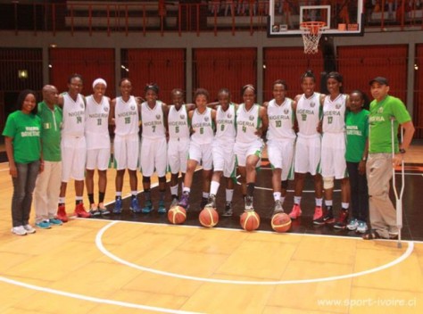 Nigeria's women Basketball National team D'TIGRESS, photo credit Atosu Upe Esther