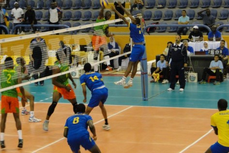Rwanda blocking against Cameroon