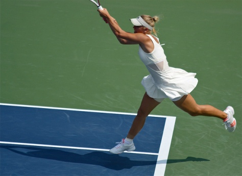 Caroline Wozniacki photo credit: Marianne Bevis https://creativecommons.org/licenses/by-nd/2.0/legalcode