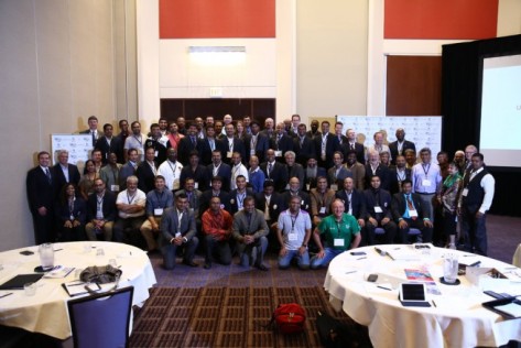 A group image from the ICC’s Town Hall meeting in Chicago on Saturday with stakeholders from the USA Cricket Community. Credit: @ICC