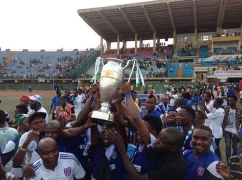 2015 Federation Cup Winners Akwa United FC, football, Nigeria. photo credit Alonge Akinlolu
