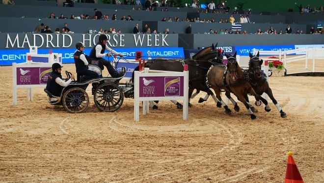 Exell claims second win in a row at inaugural FEI World Cup™ Driving leg in Madrid