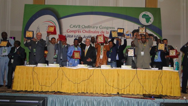 Emerging National Volleyball Federations honoured by FIVB President Graca