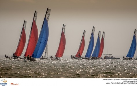 Sailing World Cup Miami is the second of six regattas in the 2016 series. From 25-30 January 2016, Coconut Grove, Miami, United States of America, is hosting more than 780 sailors who are competing across the ten Olympic and two Paralympic classes on the beautiful waters of Biscayne Bay.