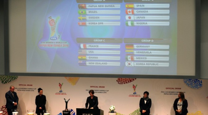 FIFA U-20 Women’s World Cup DRAWS REVEALED